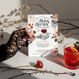 Convites Boos e Breve Watercolor Festa Adulta do Dia das Br