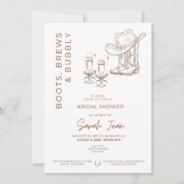 Convites Boot, Breve e Chá de panela de Bolha Convide