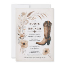 Boots and Brunch Chá de panela