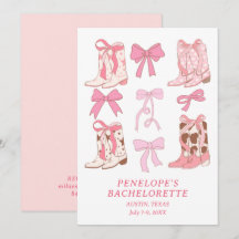 Boots & Arcos cor-de-rosa Festa de solteira