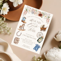 Boots & Hats Wild West Cowboy Chá de fraldas