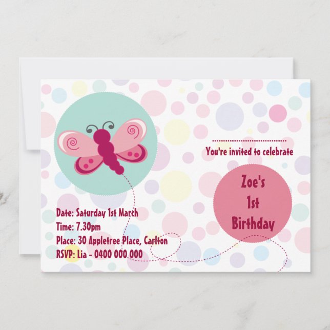 Convites Borboleta (Frente)