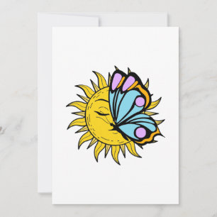 Convites Borboleta Celestial Sun