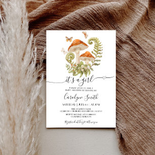 Convites Borboleta e Chá de fraldas de morangos