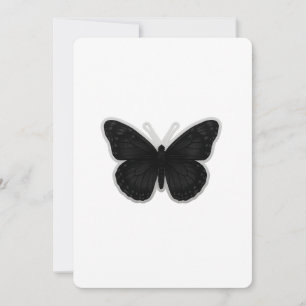 Convites Borboleta Elegância Sombria