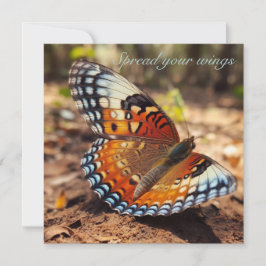 Convites Borboleta espalhando suas asas