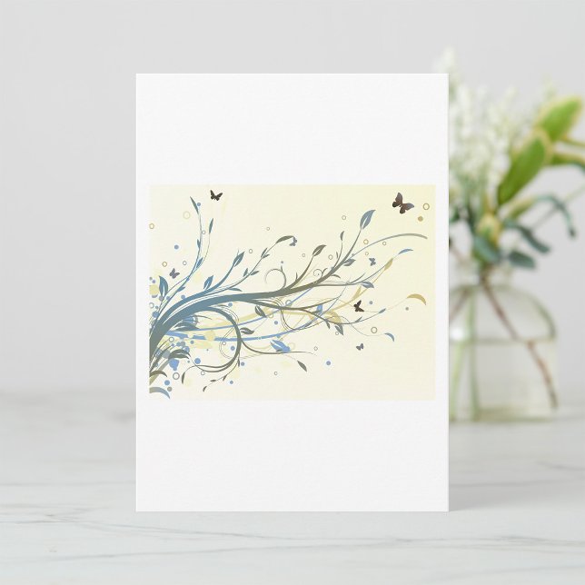 Convites Borboleta Floral (Criador carregado)