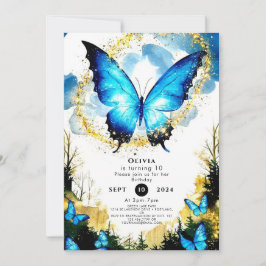 Convites Borboleta Pastel Boho Aniversário