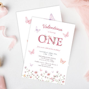 Convites Borboleta Primeiro Aniversário