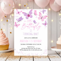 Borboleta Rosa Púrpura Aniversário