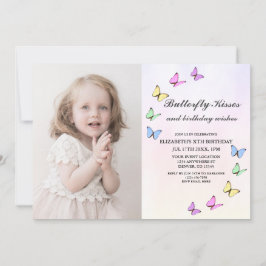 Convites Borboletas Coloridas Aniversário