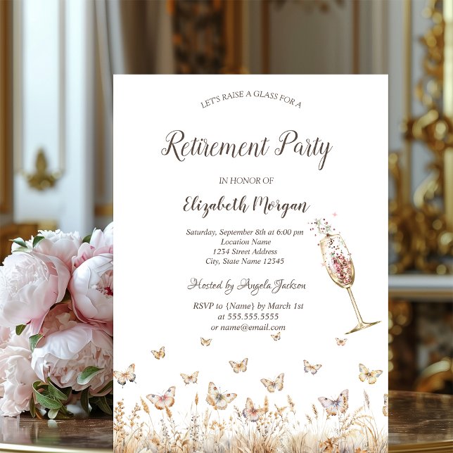 Convites Borboletas de Cores Aquáticas (Criador carregado)