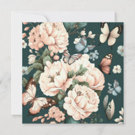 Convites Borboletas e flores