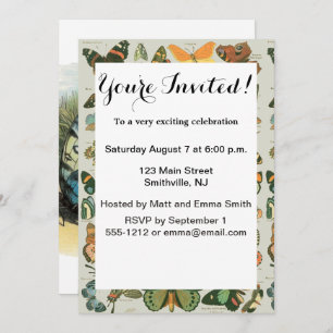 Convites Borboletas Elf Trabalho de arte Cute Elves