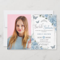 Borboletas Florais Bebidas 16 16 pol