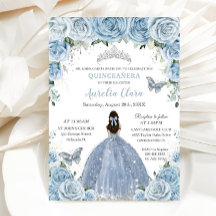 Borboletas Florais de Quinceañera Silver Tiara