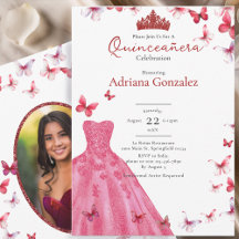 Borboletas Vermelhas Vestido Foto 15 XV Quinceaner