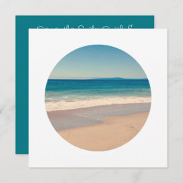 Convites Borda Branca de Foto em Círculo crie