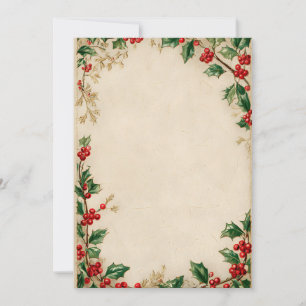 Convites Borda Completa Holly Garland