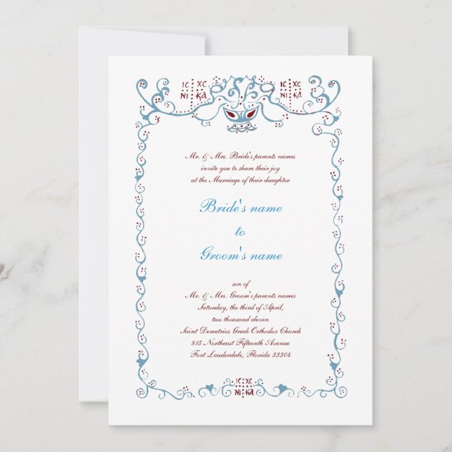 Convites Borda ICXC (Frente)