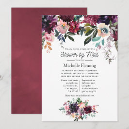 Convites Bordeaux Wine Chá de panela por correio