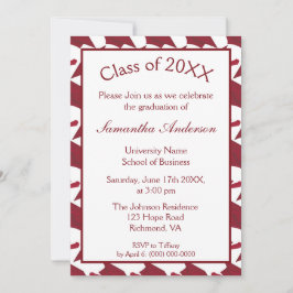 Convites Borgonha e Festa de formatura Branca