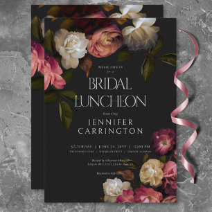 Convites Borgonha Escura e Peões Creme Almoço Negra