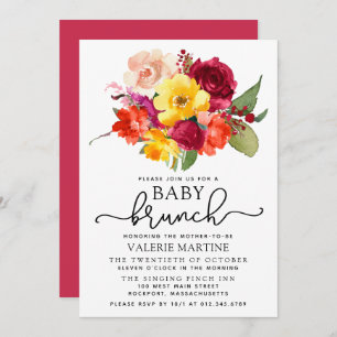 Convites Borgonha Rosa Laranja Amarelo Amarelo Brunei