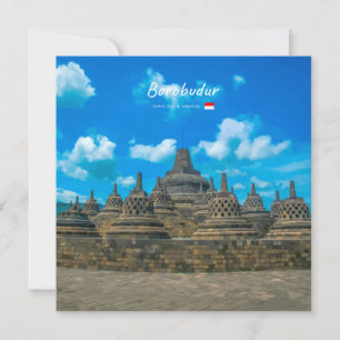 Convites Borobudur, Indonésia - Antigo Templo Budista
