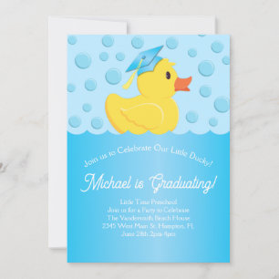 Convites Borracha Ducky Festa de formatura primária