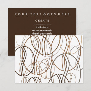 Convites borrão de café