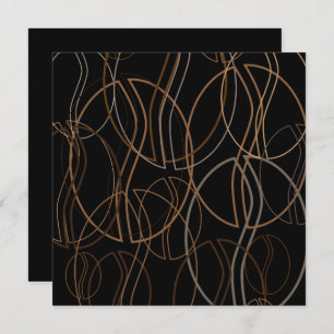 Convites borrão de feijão de café