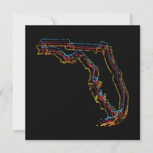 Convites borrão do orgulho de florida