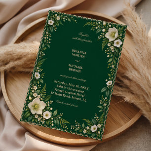 Convites Bosque Esmeralda com Charme Recortado