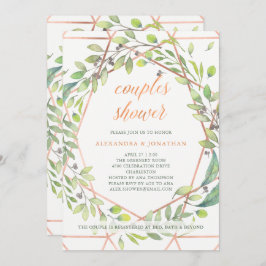 Convites Botânica Moderna | Chá Casal de cobre