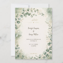 Botânicos de Noiva de Eucalipto Sage Elegantes