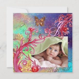 Convites BOTÃO EM AZUL, BABY BOY CHÁ Modelo de Foto