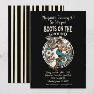 Convites Botas No Chão