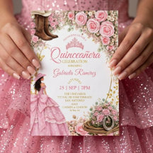 Botas Ocidentais Rosas Cor-de-Rosa Douradas Quince