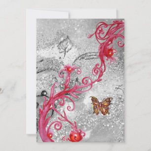 Convites BOTTERFLY EM SPARKLES 2,Elegante Festa de Casament