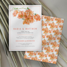 Bougainvillea orange damasqueiro casamento