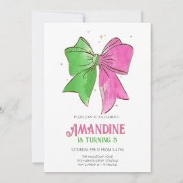 Convites Bow Witches Girl Birthday Magical Party 