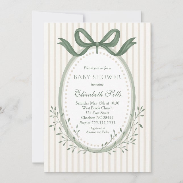 Convites Boy Baby Shower Invitation, Boy baby shower (Frente)