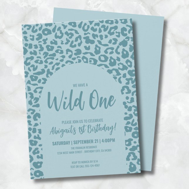Convites Boy Safari Wild One primeiro aniversario (Boy Safari Wild One 1st Birthday Invitation)