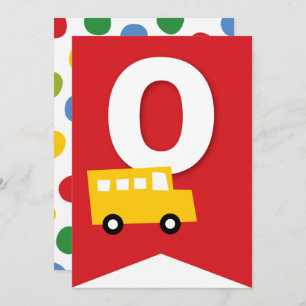 Convites Boys Toys Kid's Festa de aniversário Banner de Bun