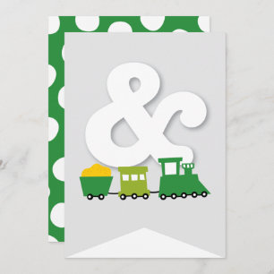 Convites Boys Toys Kid's Festa de aniversário Banner de Bun