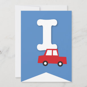 Convites Boys Toys Transport Happy Birthday Party Banner