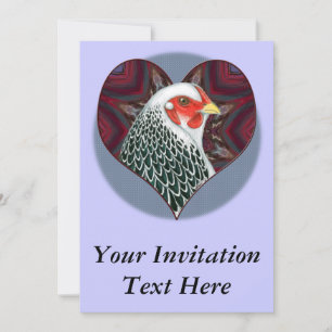 Convites Brahma Hen Heart