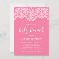 Branca Brocade Lace Pink Brunch