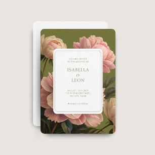 Convites Branca   Casamento de Rosa da Olive Green